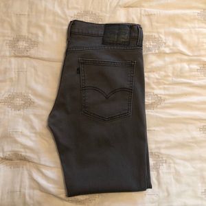 Levi 511 32x30 Slim Gray Jeans